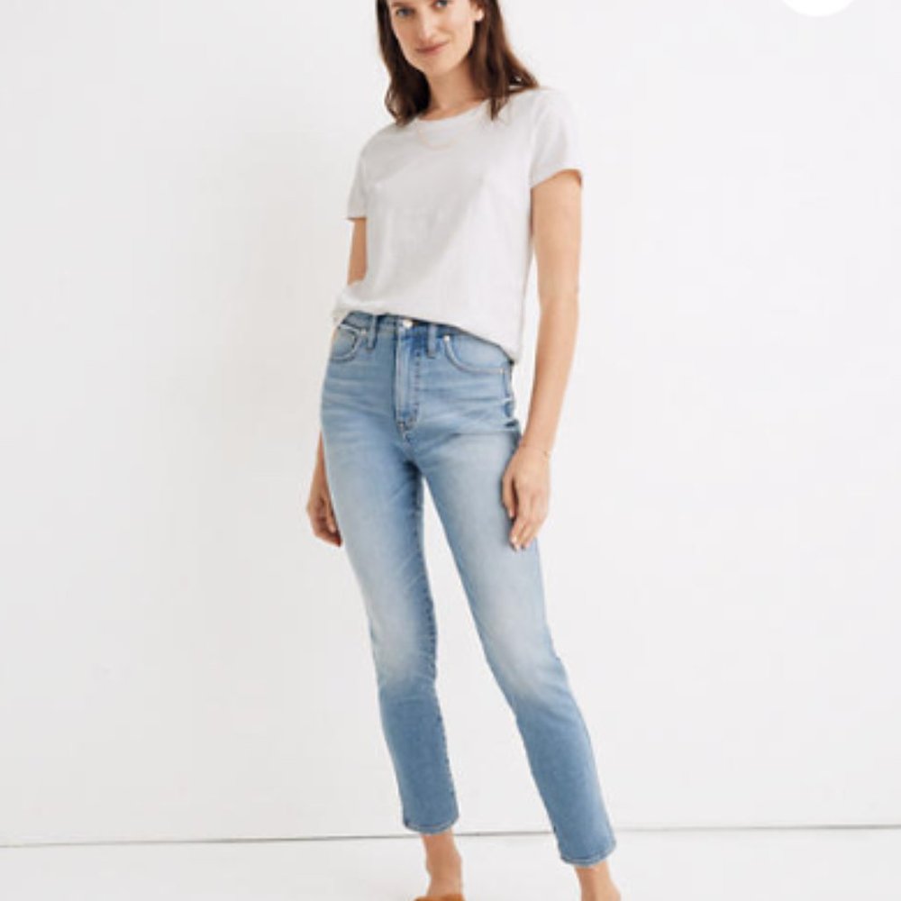 Madewell 10" High-Rise Skinny Crop Jeans
